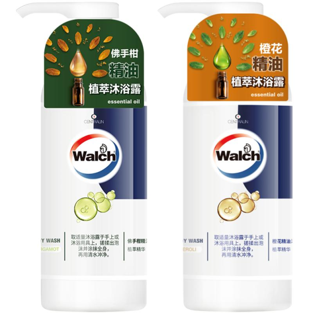 威露士精油沐浴露沐浴乳液450ml*2瓶(佛手柑+橙花香)滋润男女喜爱 39.8元