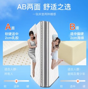 YANXUAN 网易严选 AB面弹簧床垫1.8×2米乳胶床垫席梦思床垫 奢睡款