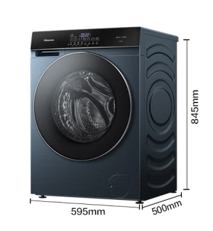 Hisense 海信 HG100DJ12F滚筒洗衣机全自动10公斤 500mm超薄 BLDC变频 1.10高洗净比 949.04元