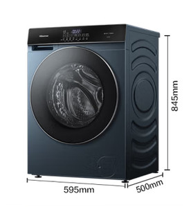 Hisense 海信 HG100DJ12F滚筒洗衣机全自动10公斤 500mm超薄 BLDC变频 1.10高洗净比