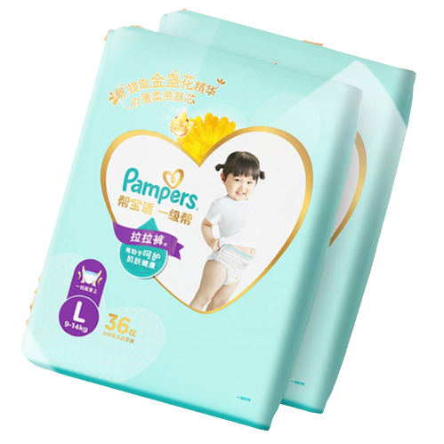 Pampers 帮宝适 一级帮拉拉裤L72片 125.16元