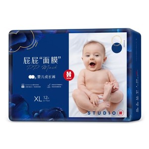 京东百亿补贴：HUGGIES 好奇 宝宝拉拉裤 XL12片