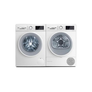 以旧换新补贴、PLUS会员：BOSCH 博世 云朵白2.0 XQG100-WGA152000W+WQA254D00W 热泵洗烘套装 10KG