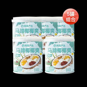 网易严选马蹄椰椰爽椰奶海南清补凉特色饮料进口椰浆甜品代餐饮品