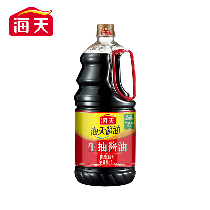 海天生抽酱油1.9L装调味商用家用酱油炒菜凉拌提鲜凉拌 14.9元