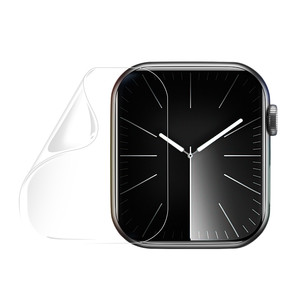 绿联适用iwatch保护膜S9苹果applewatchS10全屏S8手表盘水凝膜S7软膜S6非钢化膜iwatch4/5覆盖SE全包S10贴膜