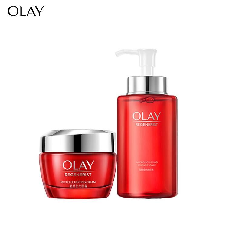 【圣诞礼物】OLAY玉兰油大红瓶水霜水乳化妆品护肤品套装紧致抗皱 514元