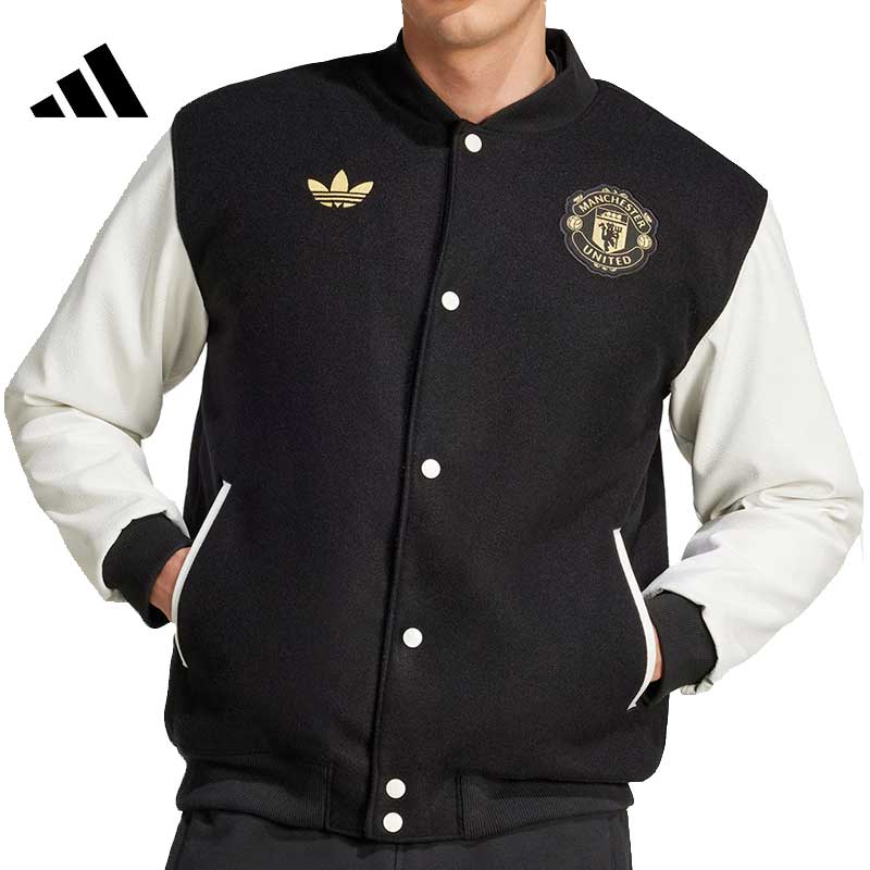 优购adidas阿迪达斯男子MUFC CNY JKT薄运动棉服JF0382 707元