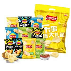 Lay’s/乐事薯片超值大礼包400g×1包零食小吃送礼解馋露营分享