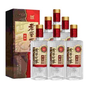 泸州老窖白酒世家柔和整箱500ml*6瓶52度浓香含礼袋纯粮宴请送礼