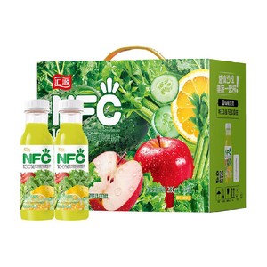 汇源100%NFC混合果蔬汁280ml*8瓶鲜榨纯果汁整箱