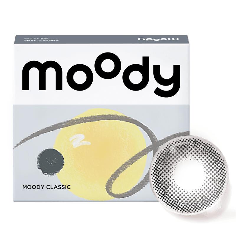 蜡笔小新联名moody美瞳日抛婚纱棕色大小直径隐形眼镜动感黑 59.9元