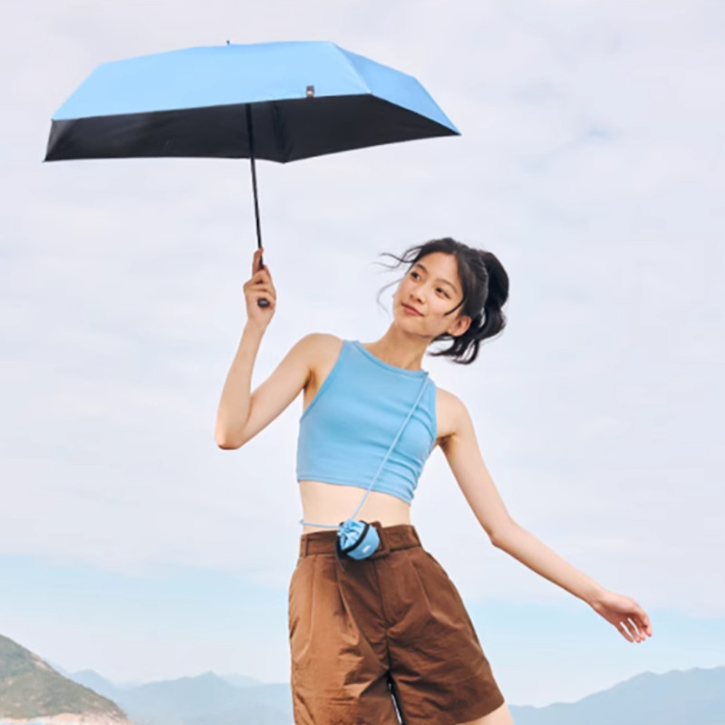 蕉下五折铅笔防晒伞轻巧便捷晴女雨两用防紫外线便捷太阳伞遮阳伞 214元