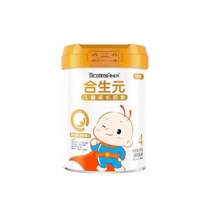 合生元儿童成长配方小学生奶粉乳铁蛋白版金装800g钙