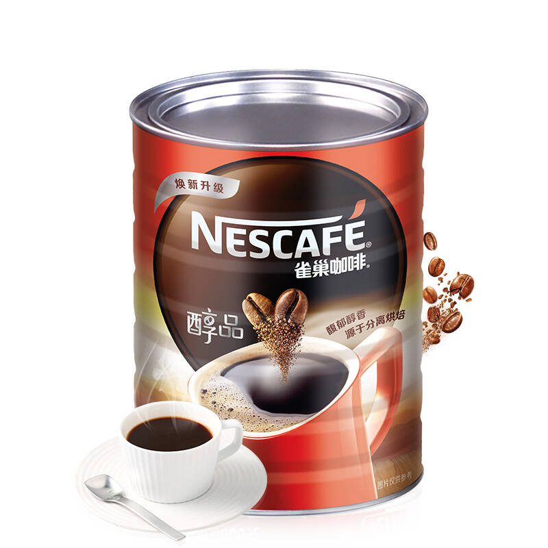 单件包邮Nescafe雀巢醇品咖啡500g*1罐速溶听装咖啡粉277杯 94.05元