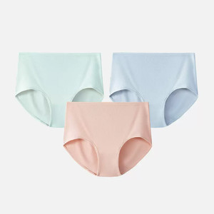 松山棉店新疆棉女士纯棉内裤全棉抗菌透气女生不夹臀三角裤春秋款