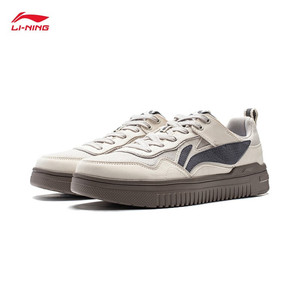 李宁 LI-NING 青云 男女透气减震回弹柔软轻便拼接运动休闲鞋