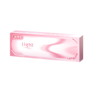 拉拜诗Pink light小粉片系列水润水凝胶透明隐形眼镜日抛30片装