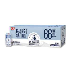 光明莫斯利安原味限糖控脂酸奶200g*24盒低脂早餐学生酸牛奶