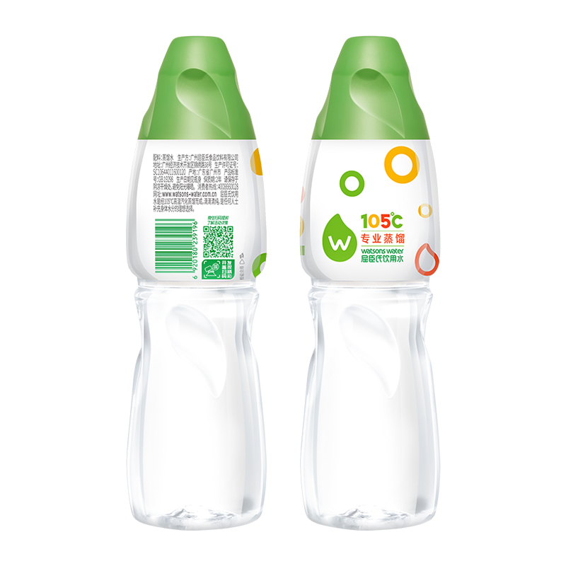 屈臣氏蒸馏水饮用水105°高温蒸馏制法整箱瓶装补水护肤非矿泉水 57.9元