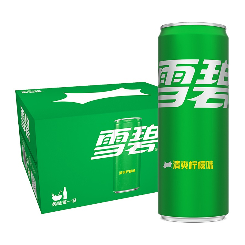 雪碧碳酸饮料新年烟花装整箱汽水(高库龄促销) 40.9元