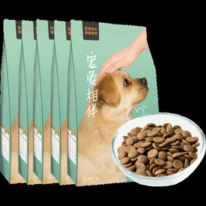 网易严选公益狗粮犬粮成犬幼犬通用2kg*5袋低敏羊奶粉老年犬土狗