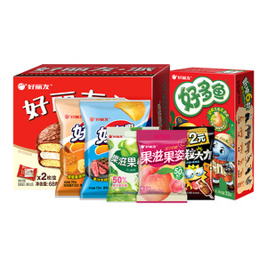 【39元带走12袋/盒】好丽友巧克力派好友趣呀土豆好果滋果心软糖
