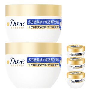 【重磅升级】DOVE多芬氨基酸小金碗发膜护发素一分钟柔顺修护官方