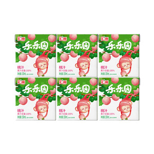 汇源果汁100%乐乐园桃汁/苹果汁150ml*12盒纯果汁饮料 团购送礼