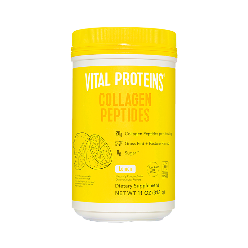 雀巢VitalProteins美国进口牛胶原蛋白肽粉柠檬口味313g小分子肽 249元