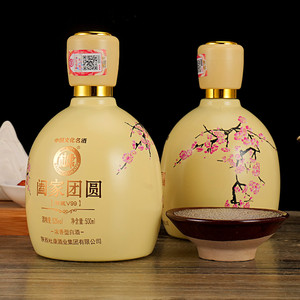 白水杜康【阖家团圆】浓香型白酒六瓶52度手提礼盒装送礼5