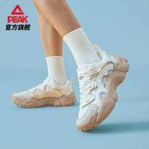 吴磊同款匹克贝果鞋夏季新品态极休闲鞋女透气厚底老爹鞋运动鞋男