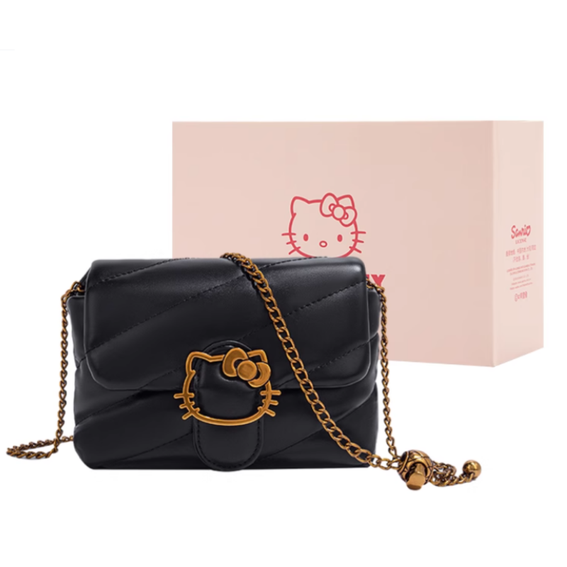 麦斯卡hellokitty联名链条包包女新款单肩斜挎女包小香风生日礼物 55元