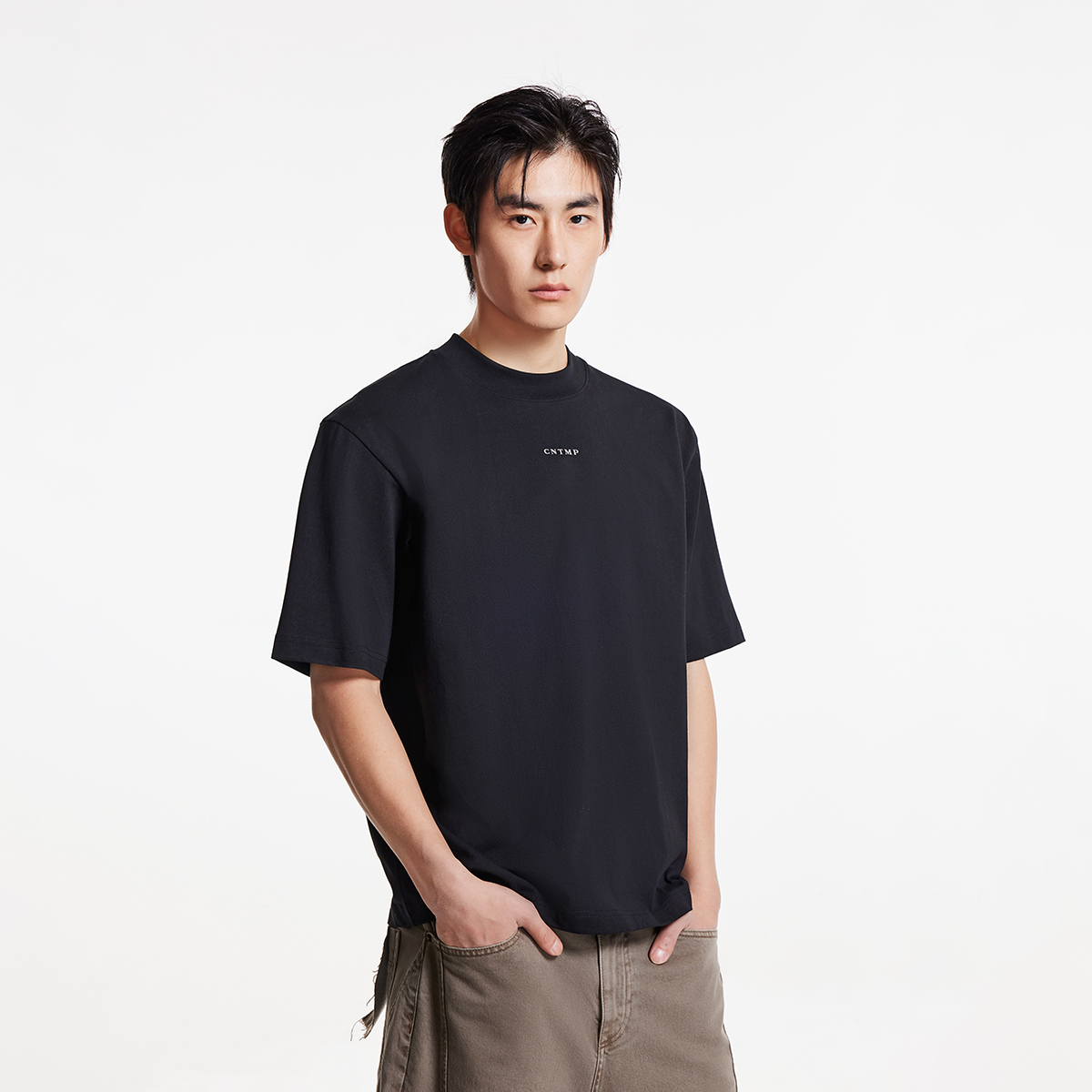 【重磅棉】杰克琼斯男装2025年夏季新款宽松男士短袖T恤印花打底 134.74元