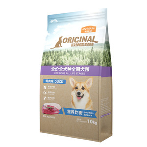 麦富迪全价通用狗粮添加蛋黄成幼犬贵宾泰迪比熊柯基犬粮10kg