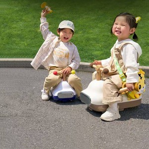 巧虎2025新款宝宝花生车男女婴幼儿1-3岁平衡车防侧翻儿童溜溜车