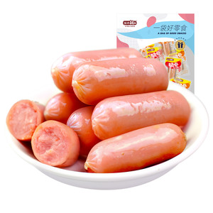 盐津铺子脆骨小香肠肉枣鸡肉肠脆皮肠火腿肠零食小吃休闲食品解馋