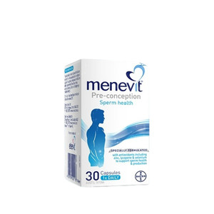 Menevit澳洲爱乐维男士备孕胶囊含维生素C叶酸番茄红素锌硒30粒