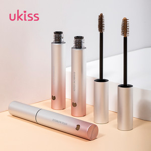 ukiss染眉膏女浅色系眉毛染色膏红棕色自然定型半永久防水雨衣剂