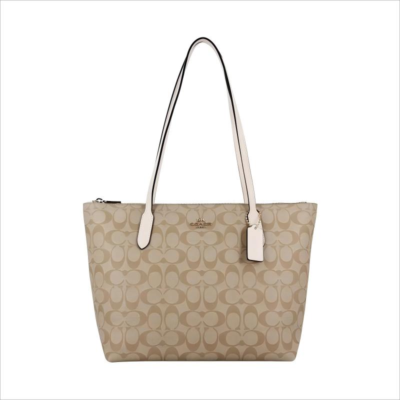 【自营】COACH/蔻驰拉链托特包单肩包购物袋妈咪包4455 948.8元