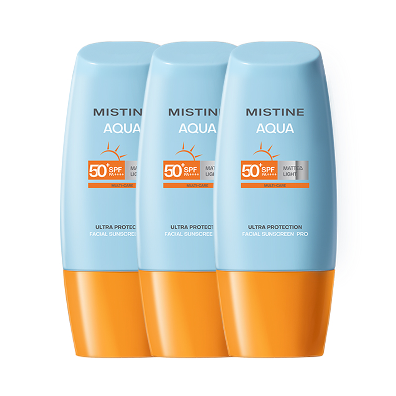 泰版Mistine小黄帽防晒霜SPF50+防紫外线女40ml*3 116元