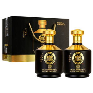 4白水杜康封藏浓匠系列52度浓香型白酒一箱2瓶手提礼盒款