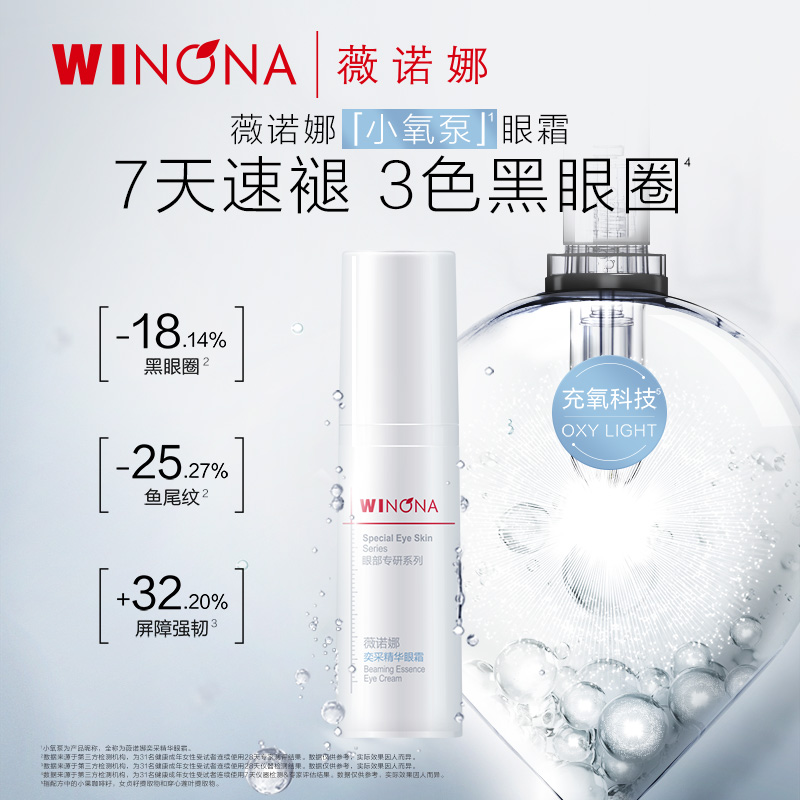 抢！薇诺娜奕采精华眼霜5g改善黑眼圈淡化细纹【效期剩余6月 派样 25元