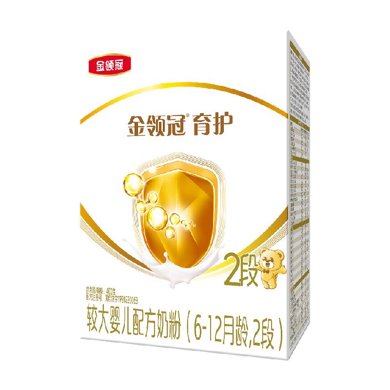 伊利金领冠育护2段婴幼儿奶粉400g×1盒6-12月较大婴儿配方奶粉 59元