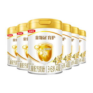 伊利金领冠育护4段宝宝儿童奶粉900g×6罐3-6岁儿童成长配方奶粉