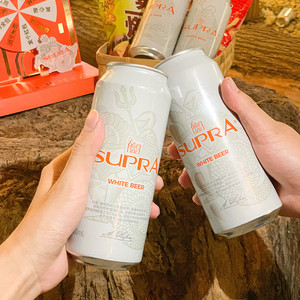 【汪苏泷代言】珠江啤酒雪堡精酿小麦白啤酒500mL*12罐整箱批发