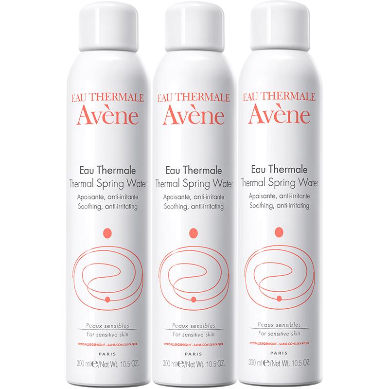 Avene/雅漾喷雾补水滋润敏感肌保湿300ml*3支湿敷水喷雾水润滋养 158元