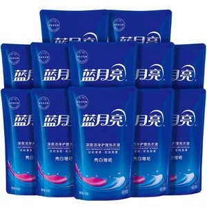 蓝月亮洗衣液16斤香味持久薰衣草家用实惠装整箱批袋装补充装促销
