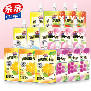 亲亲什锦果冻袋装360gAD钙乳酸果冻儿童解馋小零食批发整箱大礼包