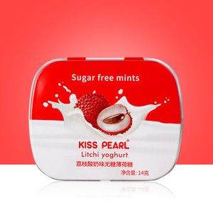 KISS PEARL 无糖薄荷糖14g